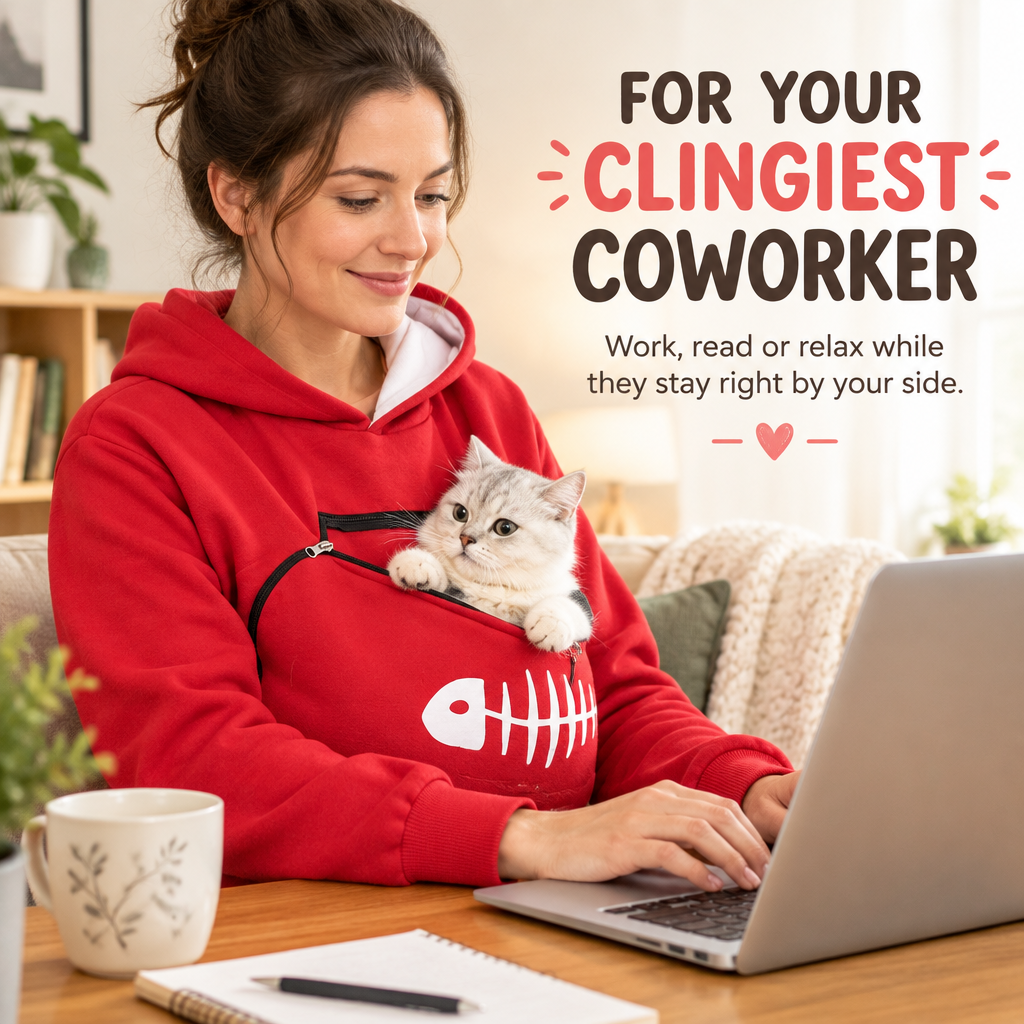 Cat Carrier Hoodie hands-free home use